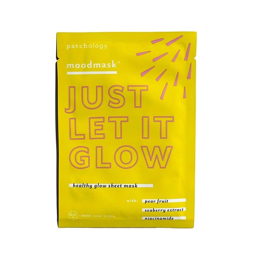 

PATCHOLOGY Тканевая маска Moodmask Just Let It Glow для сияния кожи 20.0, Тканевая маска Moodmask Just Let It Glow для сияния кожи