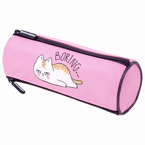 

BRAUBERG Пенал мягкий с 3 отделениями Lazy cat, Пенал мягкий с 3 отделениями Lazy cat