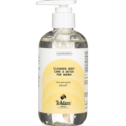 

TEADAM Гель для душа CLEANSER BODY CARE & DETOX for women 250.0, Гель для душа CLEANSER BODY CARE & DETOX for women