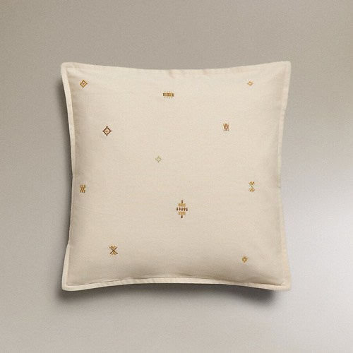 

ZARA HOME Чехол на подушку с вышивкой 45 x 45, Чехол на подушку с вышивкой 45 x 45