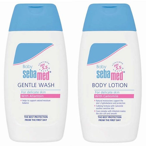 

SEBAMED Детский набор Baby Extra Gentle: Гель для купания + Лосьон для тела, Детский набор Baby Extra Gentle: Гель для купания + Лосьон для тела