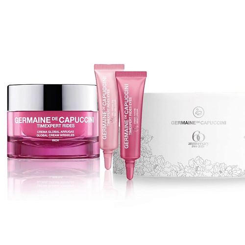 

GERMAINE DE CAPUCCINI Набор 60th Anniversary - Skin Care Ritual TE Rides Rich, Набор 60th Anniversary - Skin Care Ritual TE Rides Rich