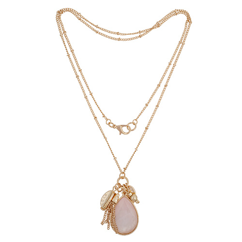 

FIORE LUNA Колье ROSE QUARTZ, Колье ROSE QUARTZ