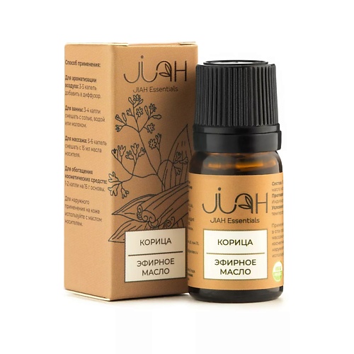 

JIAH Эфирное масло корица (Cinnamon Essential Oil) 10.0, Эфирное масло корица (Cinnamon Essential Oil)