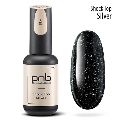 

PNB PROFESSIONAL NAIL BOUTIQUE Топ шок для гель-лака светоотражающий 8.0, Топ шок для гель-лака светоотражающий