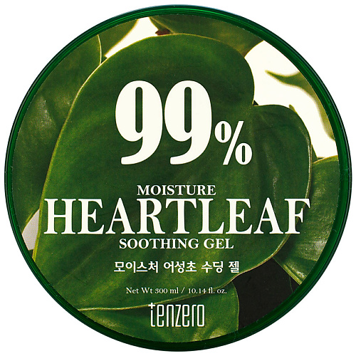 

TENZERO Гель для лица выравнивающий с экстрактом хауттюйнии Heartleaf Soothing Gel, Гель для лица выравнивающий с экстрактом хауттюйнии Heartleaf Soothing Gel