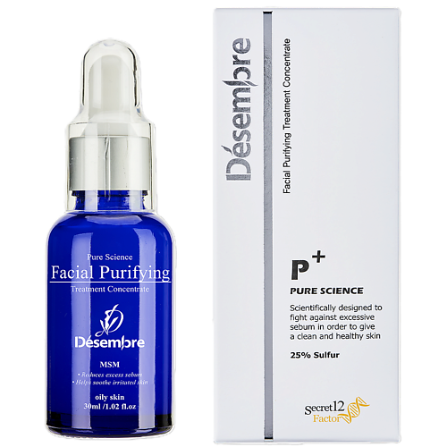 

DESEMBRE DESEMBRE PURE SCIENCE FACIAL PURIFYING TREATMENT CONCENTRATE Очищающая сыворотка для лица 30.0, DESEMBRE PURE SCIENCE FACIAL PURIFYING TREATMENT CONCENTRATE Очищающая сыворотка для лица