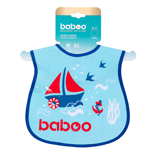 

BABOO Фартук нагрудный 1 год+ Marine, Фартук нагрудный 1 год+ Marine