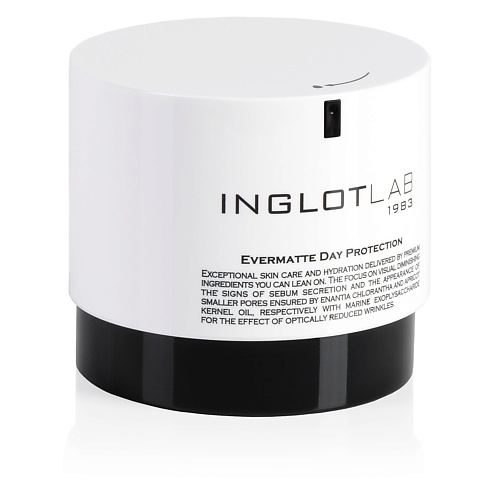 

INGLOT Дневной крем для лица LAB EVERMATTE DAY PROTECTION 50.0, Дневной крем для лица LAB EVERMATTE DAY PROTECTION