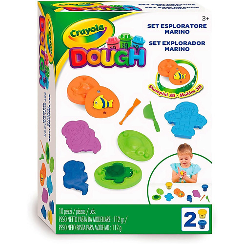 

CRAYOLA Набор для лепки Marine Explorer Modeling Dough, Набор для лепки Marine Explorer Modeling Dough