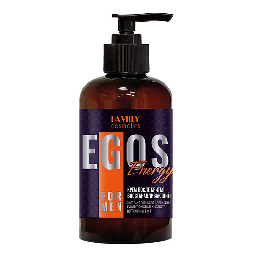 

FAMILY COSMETICS Крем после бритья восстанавливающий Energy серии EGOS for men 285.0, Крем после бритья восстанавливающий Energy серии EGOS for men