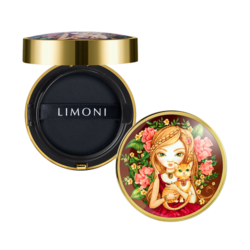 LIMONI LIMONI Тональный флюид кушон  All Stay Cover Cushion SPF 35/PA++