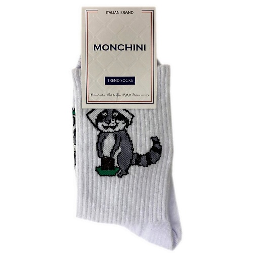 

MONCHINI Носки женские с енотом, Носки женские с енотом