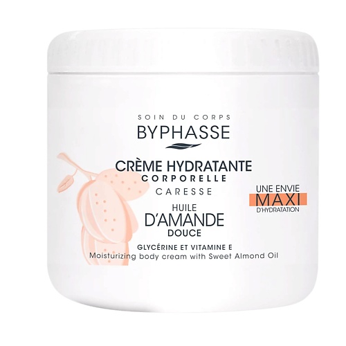 BYPHASSE Крем для тела увлажняющий с маслом сладкого миндаля 5000 975₽