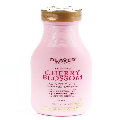 

BEAVER Кондиционер с экстрактом цветка Вишни 350.0, Кондиционер с экстрактом цветка Вишни