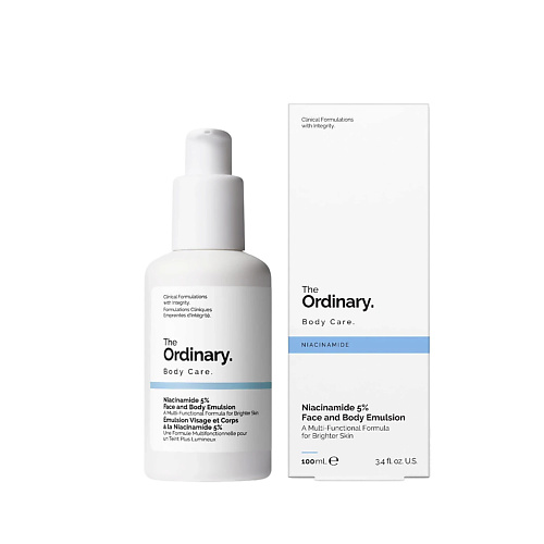 

THE ORDINARY Эмульсия против пигментации Niacinamide 5% для лица и тела 100.0, Эмульсия против пигментации Niacinamide 5% для лица и тела