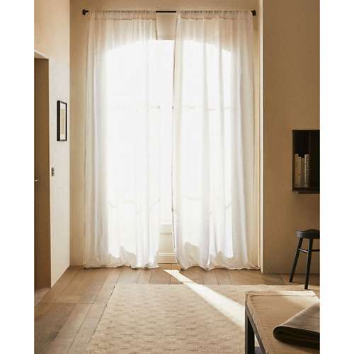 ZARA HOME Гардина из стираного...