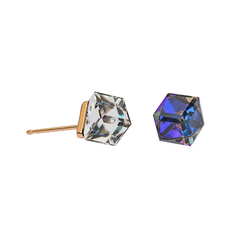 

FIORE LUNA Пусеты Crystal Heliotrope, Пусеты Crystal Heliotrope