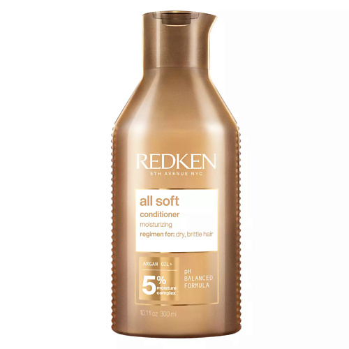 

REDKEN Смягчающий кондиционер All Soft для сухих и жестких волос 300.0, Смягчающий кондиционер All Soft для сухих и жестких волос