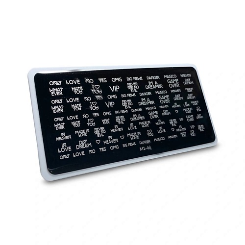 Диск для стемпинга AEROPUFFING Пластина для стемпинга Stamping Plate Надписи №2