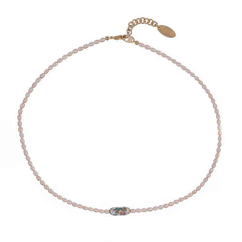 

LANZEROTTI Колье Lanzerotti, Pesca, с жемчугом и бусиной расписанной вручную, Колье Lanzerotti, Pesca, с жемчугом и бусиной расписанной вручную