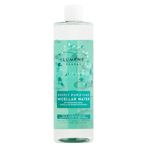 

LUMENE Глубоко очищающая мицеллярная вода Deeply Purifying для жирной кожи 400.0, Глубоко очищающая мицеллярная вода Deeply Purifying для жирной кожи