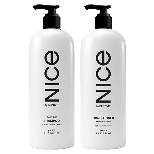 

SEPTIVIT Набор Шампунь + Кондиционер для волос NICE by Septivit, Набор Шампунь + Кондиционер для волос NICE by Septivit