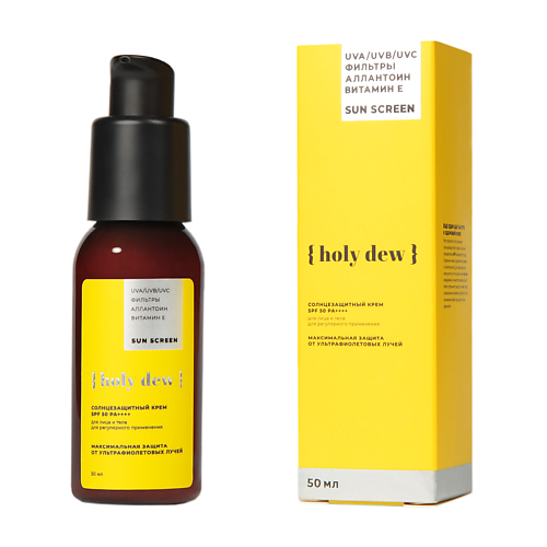 HOLY DEW SUN SCREEN SPF 50 PA++++ Солнцезащитный крем для лица и тела 50.0