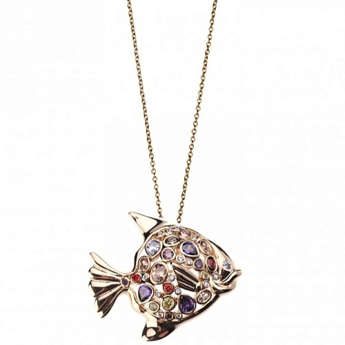 

FIORE LUNA Колье-брошь Рыбка, Колье-брошь Рыбка