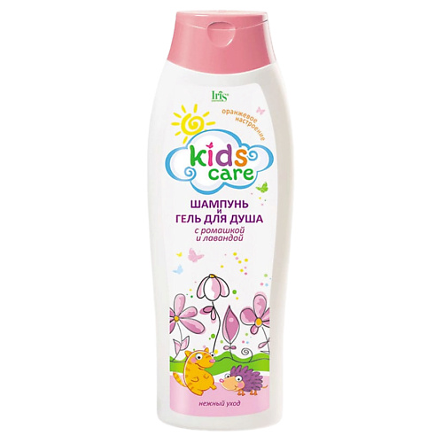 IRIS COSMETIC Шампунь и гель для душа детский Kids Care с ромашкой и лавандой 4000 225₽
