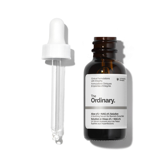 

THE ORDINARY Противовоспалительная сыворотка Aloe 2% + NAG 2% Solution 30.0, Противовоспалительная сыворотка Aloe 2% + NAG 2% Solution