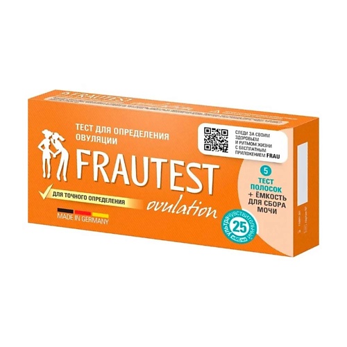

FRAUTEST Тест для определения овуляции оvulation 5.0, Тест для определения овуляции оvulation