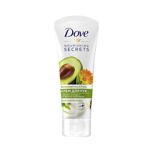 

DOVE Крем для рук с маслом авокадо и экстрактом календулы для сухой кожи Nourishing Secrets Invigorating Ritual 75, Крем для рук с маслом авокадо и экстрактом календулы для сухой кожи Nourishing Secrets Invigorating Ritual