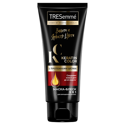 

TRESEMMEE Маска-блеск 3 в 1 защита и яркость цвета Keratin Color, E Маска-блеск 3 в 1 защита и яркость цвета Keratin Color