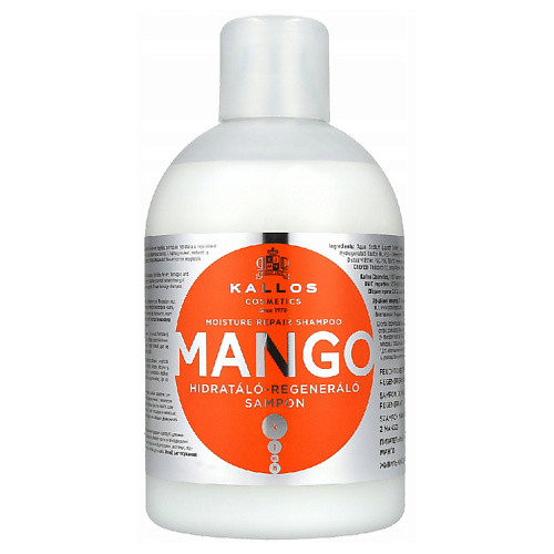 

KALLOS COSMETICS Шампунь Mango питательный для сухих и поврежденных волос с маслом манго 1000.0, Шампунь Mango питательный для сухих и поврежденных волос с маслом манго