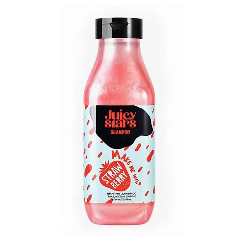 

JUICY STARS Шампунь для волос гладкость и сияние КРЫШЕСНОСНАЯ ЗЕМЛЯНИКА, Шампунь для волос гладкость и сияние КРЫШЕСНОСНАЯ ЗЕМЛЯНИКА