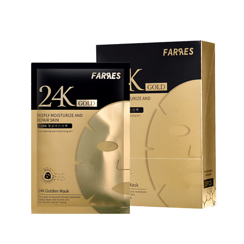 Маски для лица FARRES Маска для лица 24K GOLD 30.0