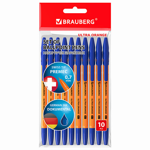 

BRAUBERG Ручки шариковые BRAUBERG "ULTRA ORANGE" 1.0, Ручки шариковые BRAUBERG "ULTRA ORANGE"