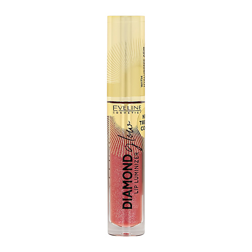 Блеск для губ EVELINE Блеск для губ DIAMOND GLOW с гиалуроновой кислотой