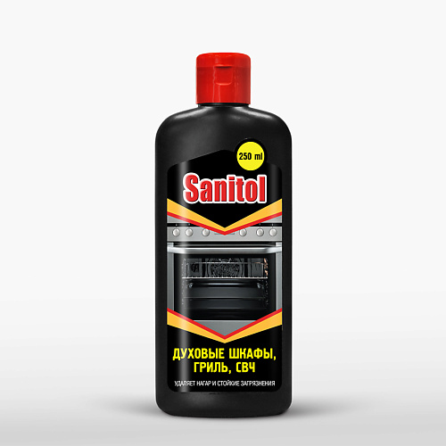 

SANITOL Средство для чистки духовых шкафов, свч, грилей 250.0, Средство для чистки духовых шкафов, свч, грилей