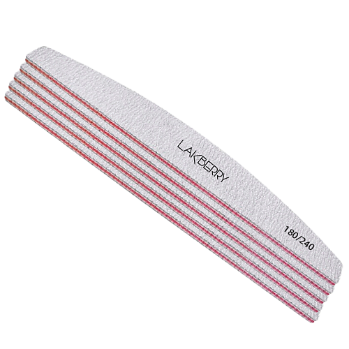 

GET THE REASON LAKBERRY Пилка для ногтей лодка 180/240, набор, Пилка для ногтей лодка 180/240, набор