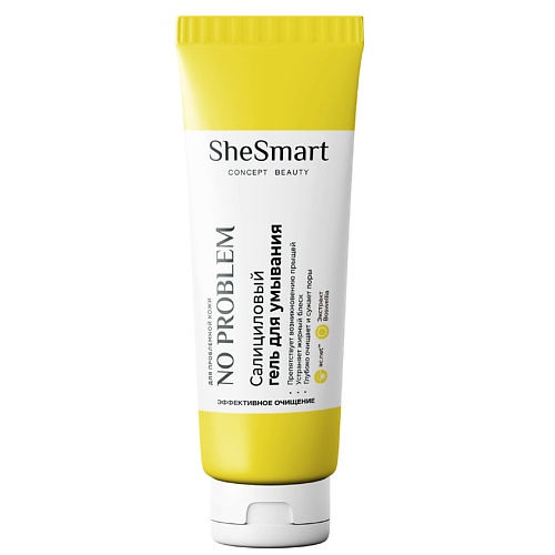 

SHESMART Салициловый гель для умывания Noproblem Premium, Салициловый гель для умывания Noproblem Premium