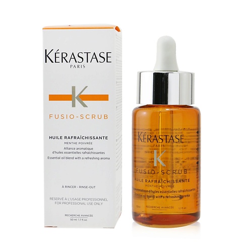 

KERASTASE Fusio-Scrub Huile Rafraichissante Масло Рэфрэшисант перечная мята с освежающим ароматом 50.0, Fusio-Scrub Huile Rafraichissante Масло Рэфрэшисант перечная мята с освежающим ароматом