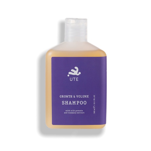 

UTE Шампунь для Укрепления и Объема с Протеинами Шелка Growth & Volume Shampoo 300.0, Шампунь для Укрепления и Объема с Протеинами Шелка Growth & Volume Shampoo