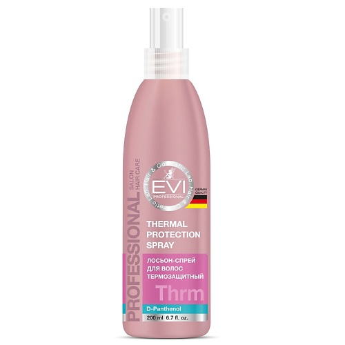 

EVI PROFESSIONAL Термозащитный лосьон-спрей для волос Professional Salon Hair Care Thermal Protection Spray, Термозащитный лосьон-спрей для волос Professional Salon Hair Care Thermal Protection Spray