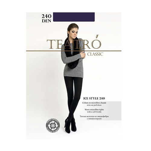 TEATRO Женские колготки Ice Style Color Lavenderdenim 240 den
