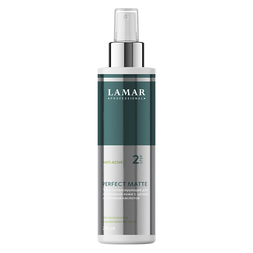 

LAMAR PROFESSIONAL Тоник балансирующий для проблемной кожи PERFECT MATTE 200.0, Тоник балансирующий для проблемной кожи PERFECT MATTE