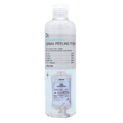 

LEBELAGE Скатка с гиалуроновой кислотой DR. HYALURONIC DERMA PEELING TONER 310.0, Скатка с гиалуроновой кислотой DR. HYALURONIC DERMA PEELING TONER