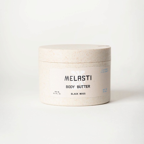 

MELASTI Крем-баттер для тела Melasti Black Moss 250.0, Крем-баттер для тела Melasti Black Moss