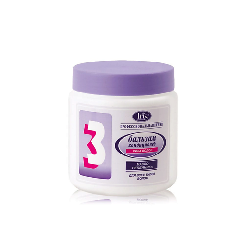 IRIS COSMETIC Бальзам-кондиционер 3 Сила волос с маслом репейника 5000 235₽